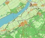 Elburg - Nunspeet - Hierden, Kaart fietsroute