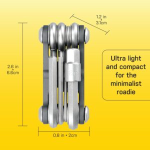Topeak mini 9 multitool licht en compact